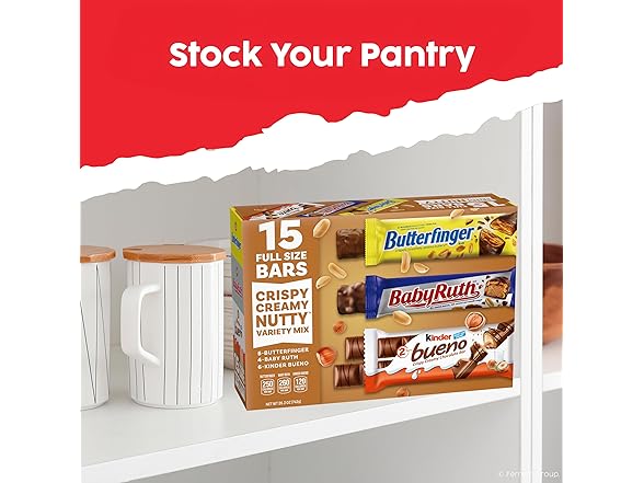 Butterfinger Baby Ruth Kinder Variety 26