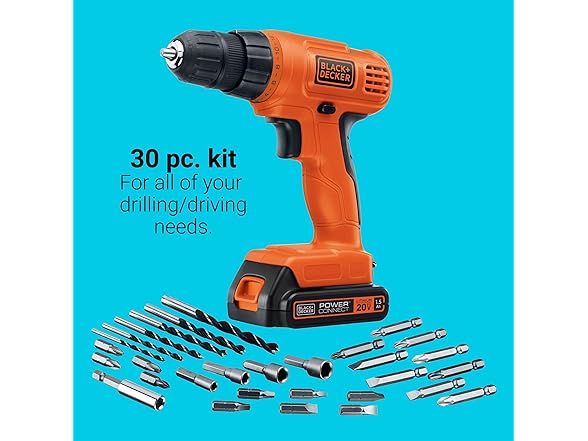BLACK+DECKER LD120VA 20V MAX POWERCONNECT Drill