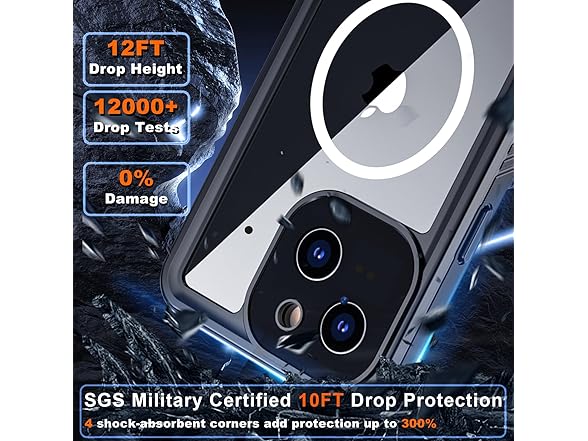 Hualele Magnetic for iPhone 13 Case