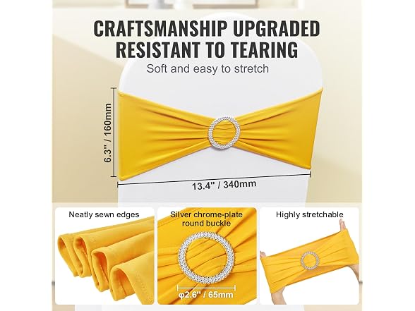 Stretch Spandex Folding Chair Covers