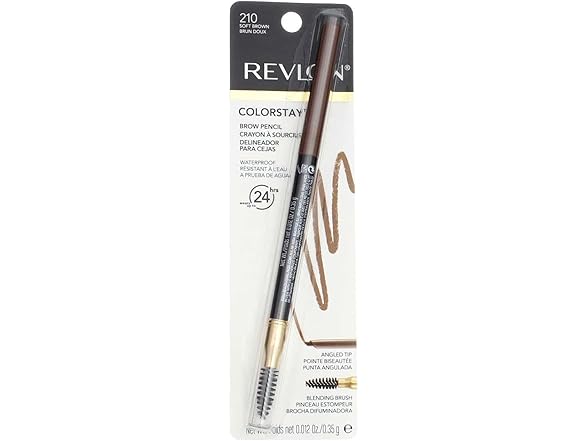 Revlon Colorstay Brow Pencil, 210 Soft Brown