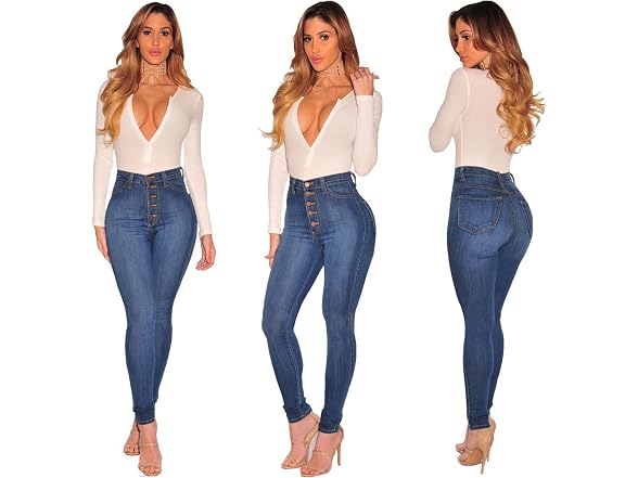 Bisual Women (12) High Waisted Butt Lifting Jeans