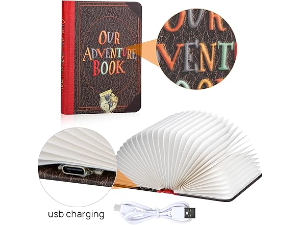 Adventure Book Night Light