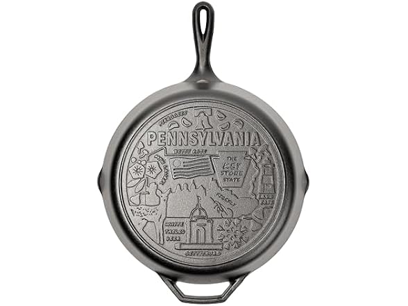 Lodge 12 Inch Cast Iron Skillet, Pennsylvania