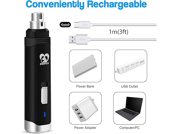 Casfuy B09XHR6PLV dog nail grinder