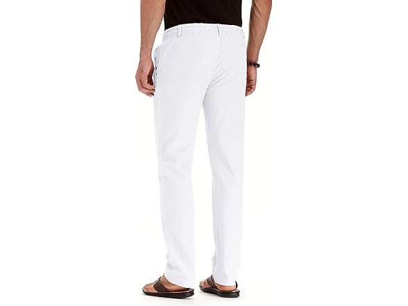 Gubidiao Men (XXL) Casual Linen Pants Beach Pants