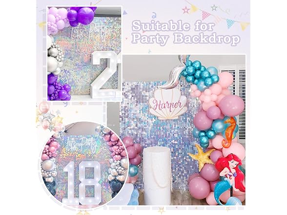 B-COOL Sequin Panels Shimmer Wall