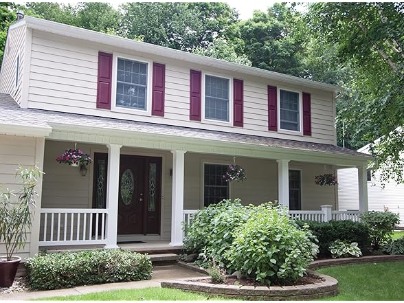  Mid America Raised Panel Vinyl Shutters