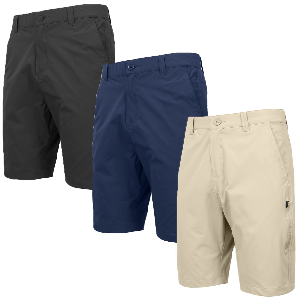 3 Pack Men's Stretch Utility Shorts (32-42) - Gallery 28