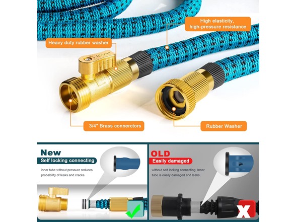 50FT  Expandable Garden Hose