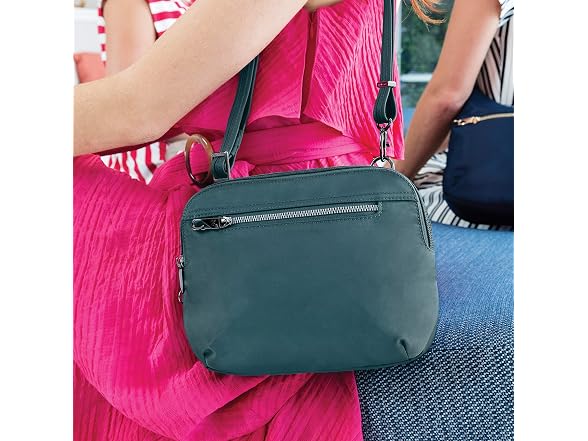 Travelon Women's Anti-theft Tailored East/West Organizer Chrossbody