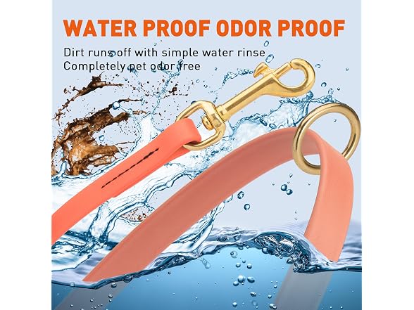 Viper Biothane K9 Working Dog Leash Waterpro