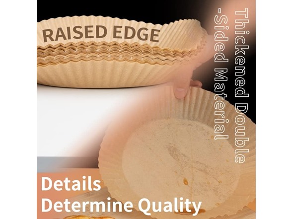 100 Pcs Air Fryer Paper Liners 6.3"
