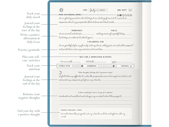 Mental Health Journal Daily Journal