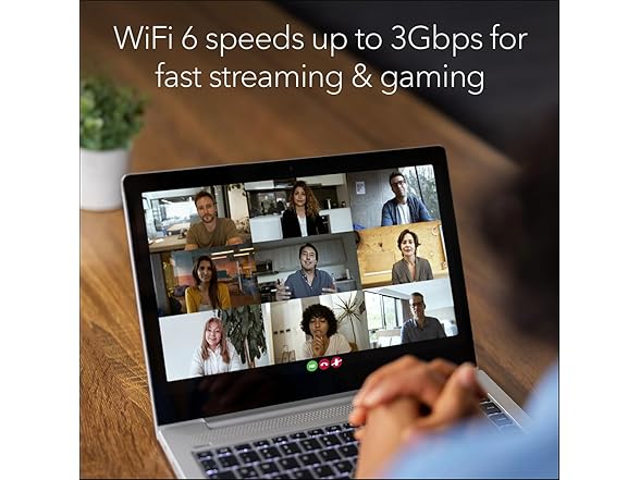 NETGEAR RAX36-100PAR AX3000 Nighthawk 4-Stream AX4 Up to 3 G (Open Box)