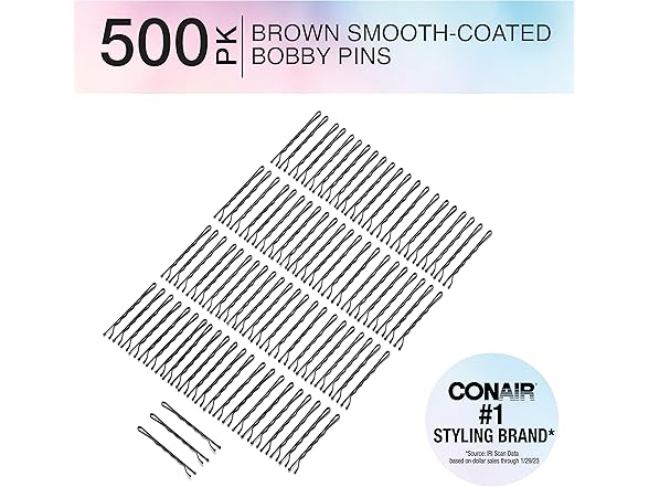 Conair Bobby Hair Pins 500 Count