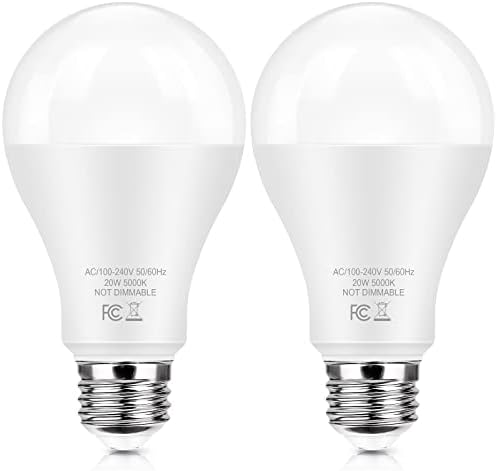 TOBUSA KN0001 2-Pack LED Light Bulbs