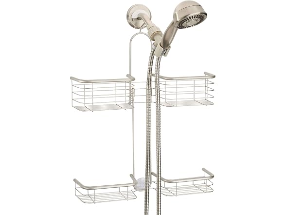 iDesign Hanging Handheld Shower Hose Caddy