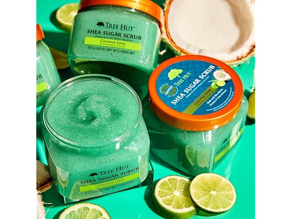 Tree Hut Coconut Lime Body Scrub 18oz