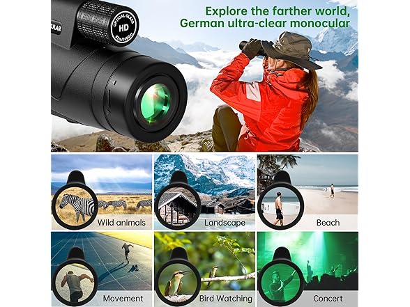 Asacam 80x100 Monocular Telescope