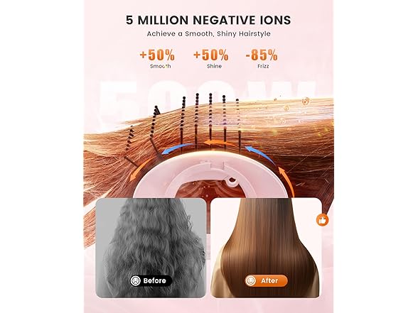 Tqcir 5-in-1 Hair Dryer Brush