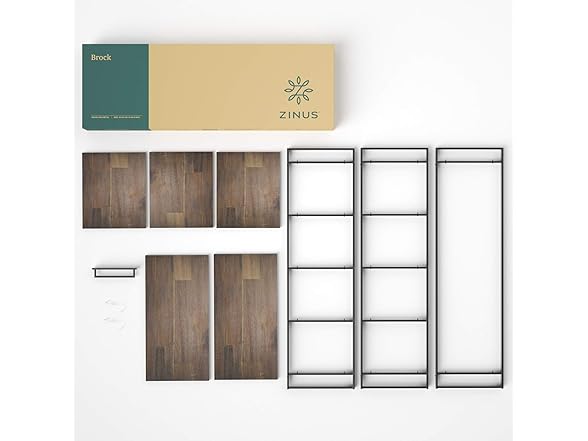 Zinus Brock Etagere Bookcase