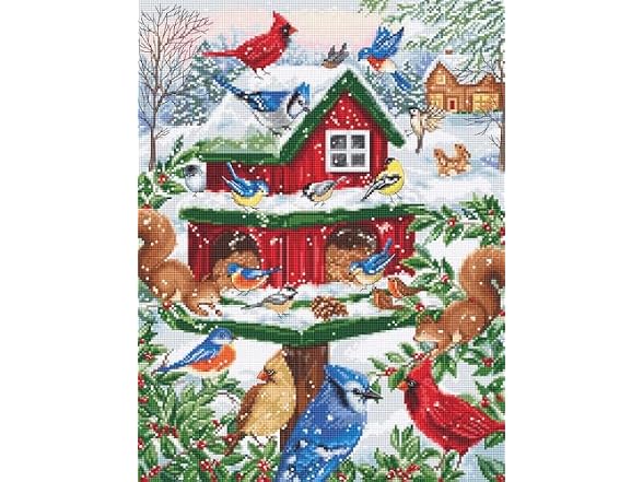 Luca-S Cross Stitch Kit Blissful Bird