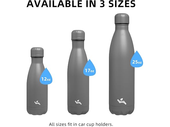 Konokyo 24 Pack 12 oz Insulated Stainless Steel Water Bottle