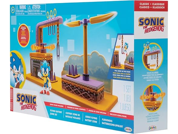 Sonic The Hedgehog Flying Battery Zone Playset w figure