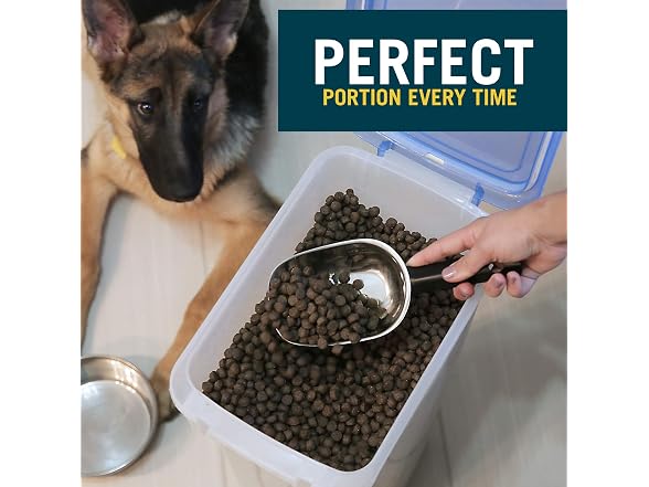 OurPet's Durapet Stainless Steel Food Scoop, 1 Cup,silver