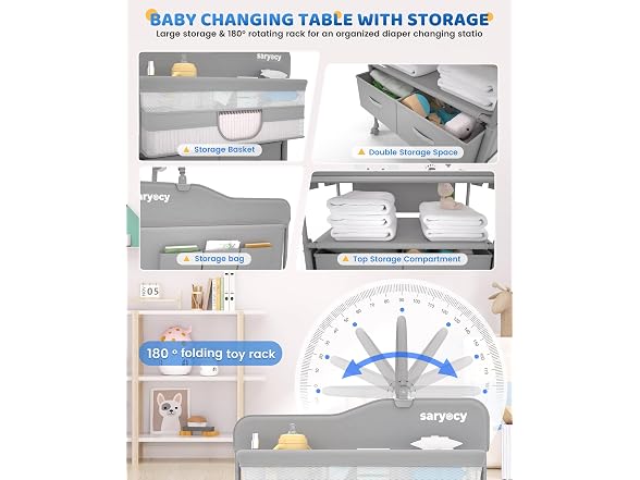 Baby Changing Table, Mobile Folding