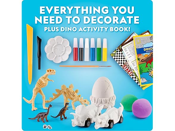National Geographic Giant Dinosaur Egg Activity Kit