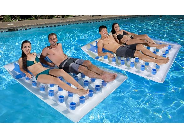 Poolmaster Double French Pocket Pool Float 2-Pack