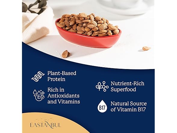 Eastanbul Apricot Seeds, 14.5oz, Apricot kernels