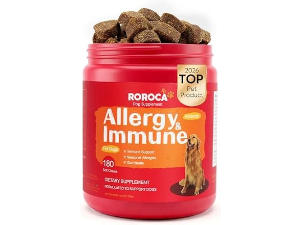 ROROCA Dog Allergy Relief Chews - Anti
