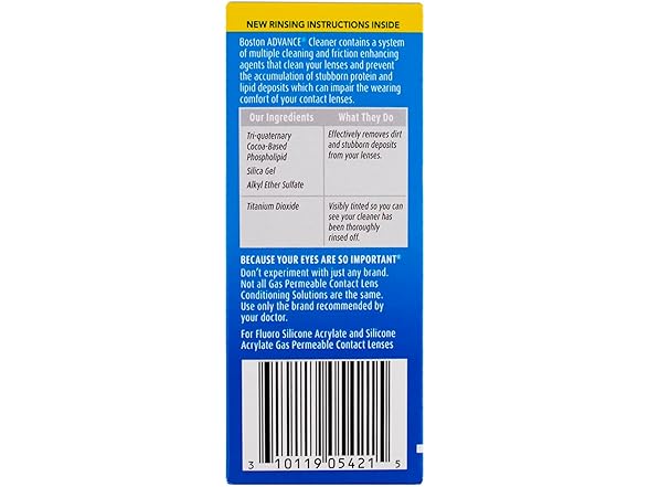 Bausch & Lomb Boston Advance Cleaner 1 oz