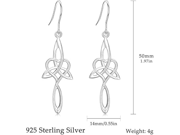 Sterling Silver Celtic Earrings