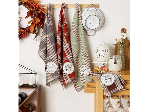 DII Thanksgiving Fall Kitchen Towels