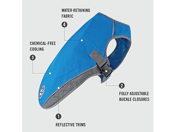 Canada Pooch Dog Cooling Vest Dogs
