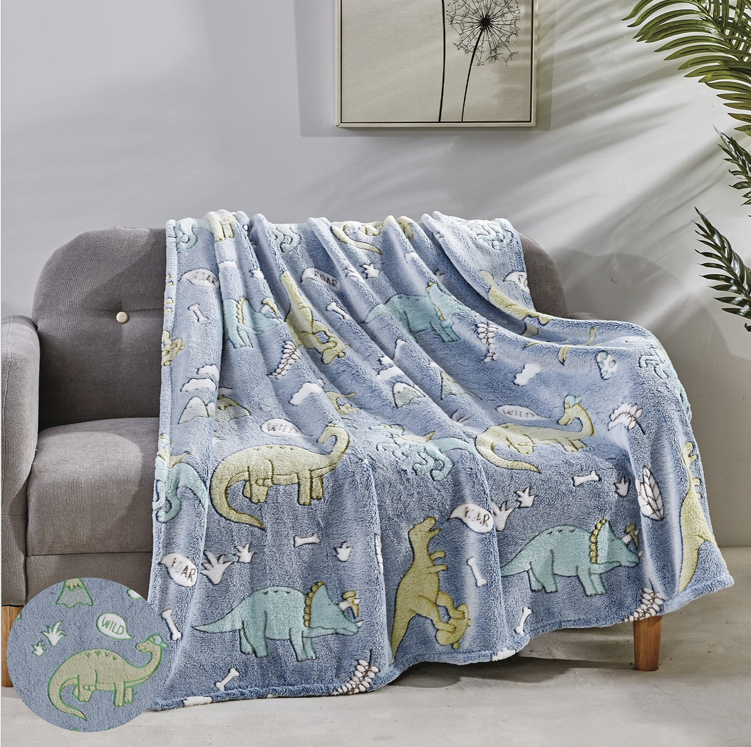 Glow in the Dark Ultra Soft Micro Plush Fleece Throw - Gallery 9