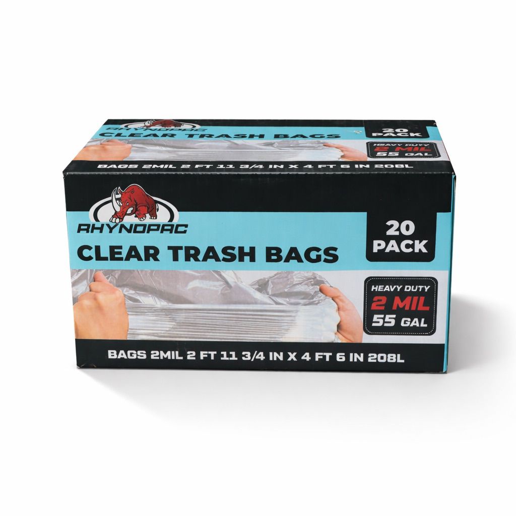 55 Gallon 2 Mil Clear Trash Bags - Gallery 19