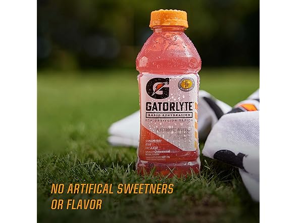 12PkGatorlyte Rapid Rehydration Drink, Strawberry Kiwi