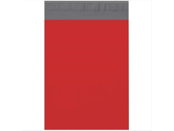 10 x 13" Red Poly Mailers