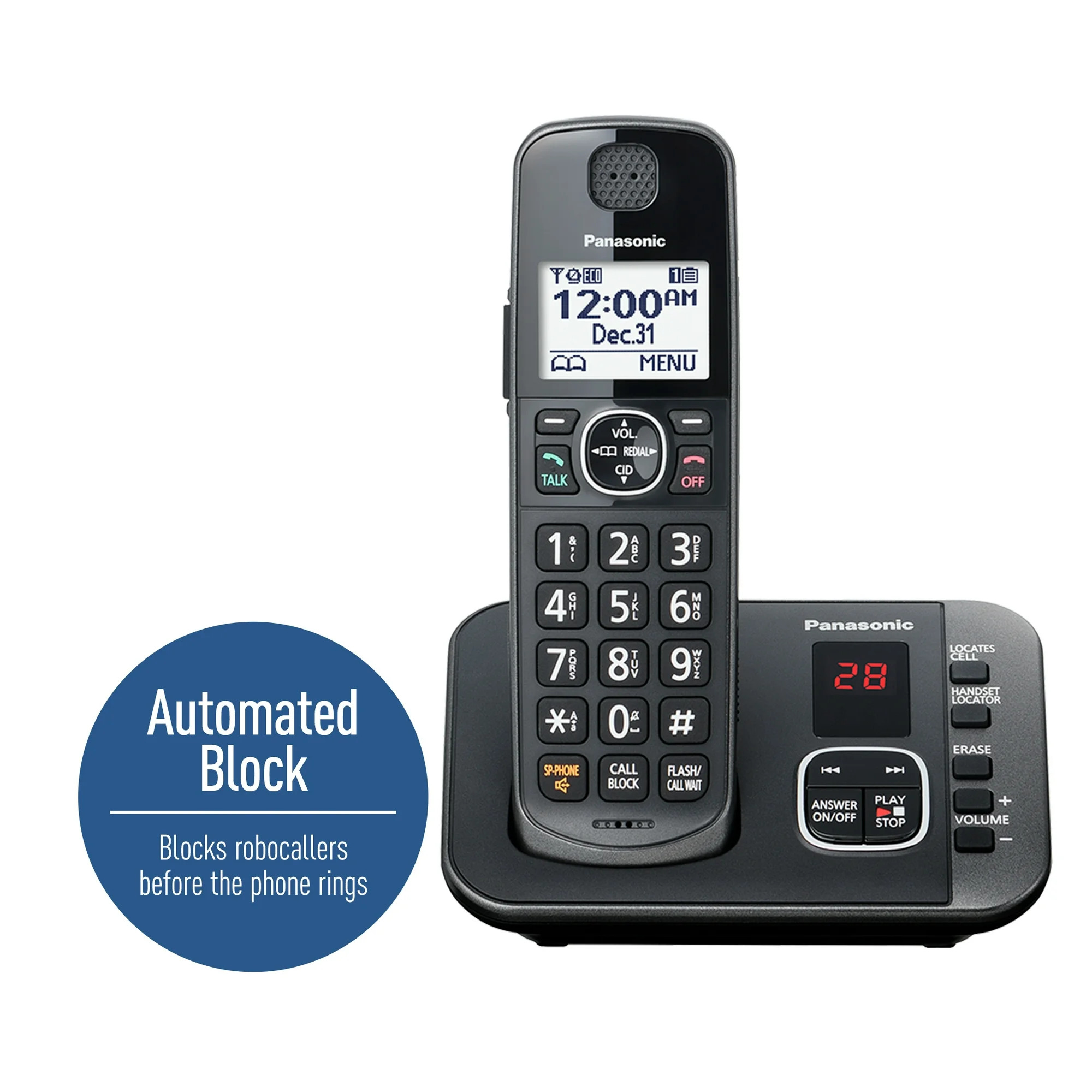 Panasonic KX-TG3833M Panasonic Handset Expandable C - Gallery 6