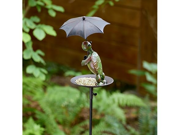 Red Carpet Rainy Day Bird Feeder Turtle