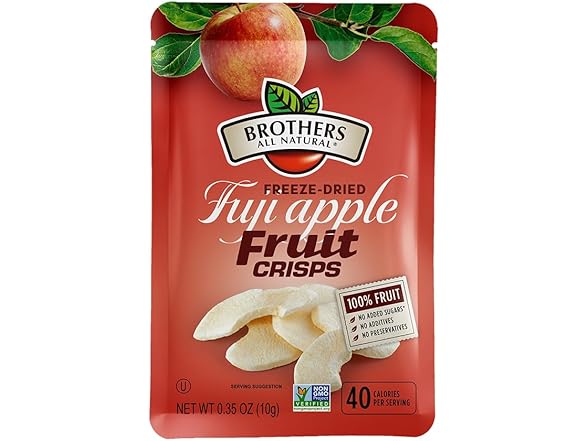 24PK Brothers All Natural Freeze Dried Fruit Crisps