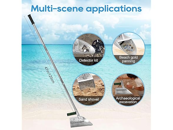 Handle Sand Scoop for Metal Detecting