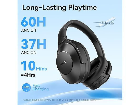 EarFun Active Noise Cancelling Headphones