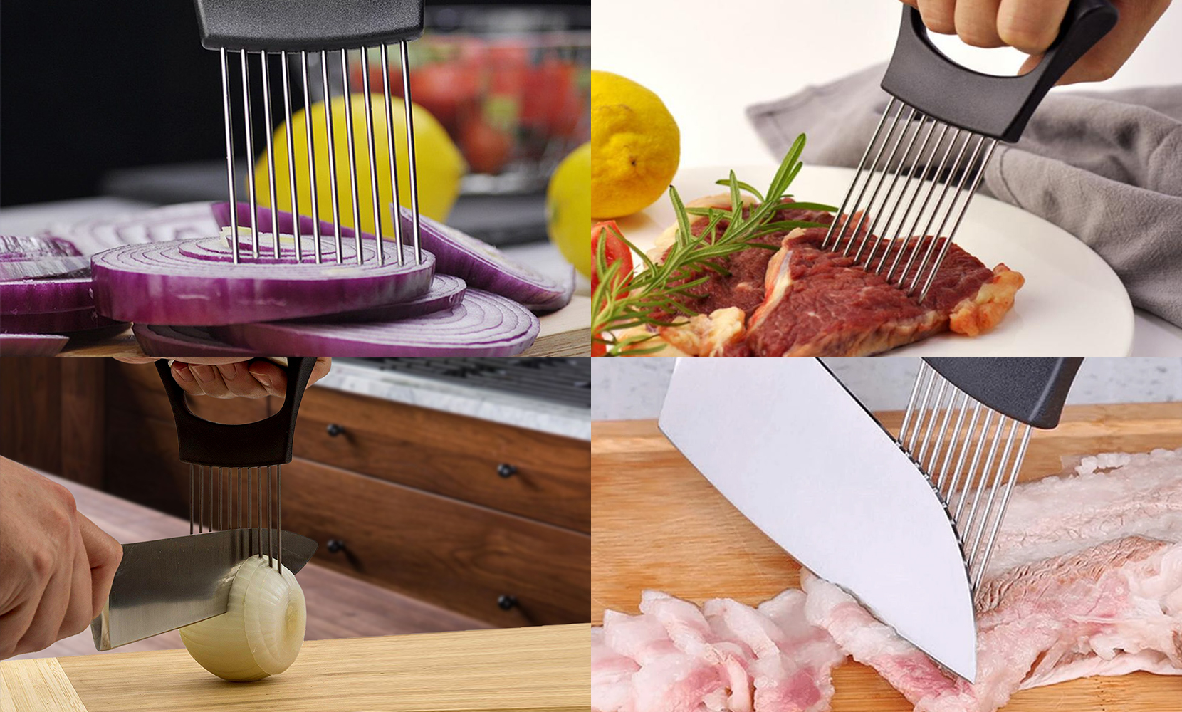 2pk Knife Sharpener & Meat Slice Holder - Gallery 14