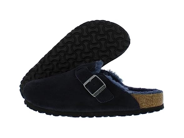 Birkenstock Unisex Boston Shearling Midnight (40 EU)